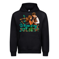 Black where is my juliet Urban Hoodie - AdoDesignShop