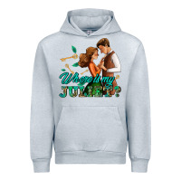 Heather Grey where is my juliet Urban Hoodie - AdoDesignShop