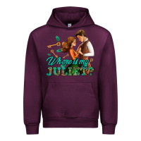 Mauve Wine where is my juliet Urban Hoodie - AdoDesignShop