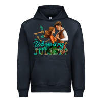 Navy where is my juliet Urban Hoodie - AdoDesignShop
