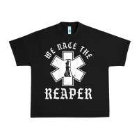 Black Emt, Ems And Paramedic We Race the Reaper Urban Heavy Tee - longCreatives