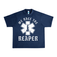 Emt, Ems And Paramedic We Race The Reaper Urban Heavy Tee | Teevron