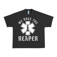 Pigment Black Emt, Ems And Paramedic We Race the Reaper Urban Heavy Tee - longCreatives