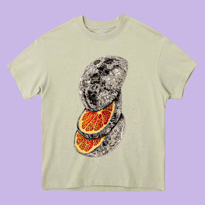 Lunar Fruit Heavy Core Tee Designed By Bettercallsaul