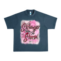Midnight Navy stronger than the storm Urban Heavy Tee - CowGirlArtShop