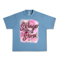Pebble Blue stronger than the storm Urban Heavy Tee - CowGirlArtShop