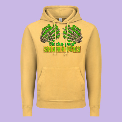 Shake Your Shamrocks St. Patrick's Day Vintage Hoodie Designed By Cowgirlartshop