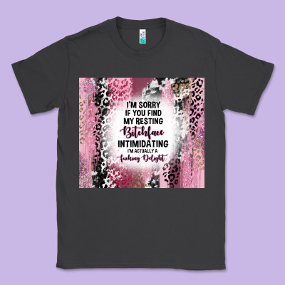 I'm Sorry If You Find My Resting Bitchface Intimid Classic Tee Designed By Tumblerdesignbyshophia