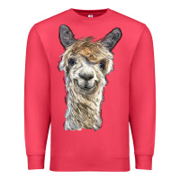 Cardinal alpaca Premium Sweatshirt - BarkalooDesign