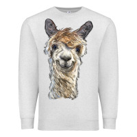 Oatmeal Heather alpaca Premium Sweatshirt - BarkalooDesign