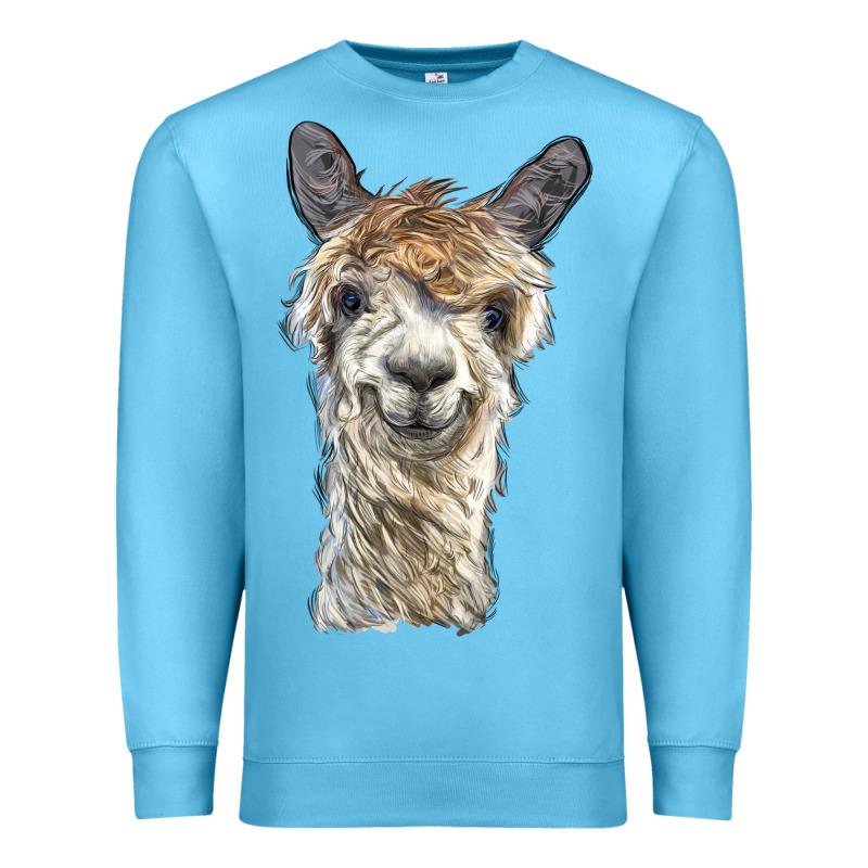 Alpaca Premium Sweatshirt by BarkalooDesign | Teevron
