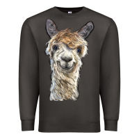 Smoke alpaca Premium Sweatshirt - BarkalooDesign