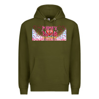 Army Green Mama is Valentine 16oz Premium Hoodie - CowhideDigitalArt