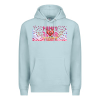 Blue Mist Mama is Valentine 16oz Premium Hoodie - CowhideDigitalArt