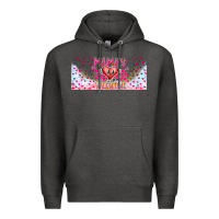Charcoal Heather Mama is Valentine 16oz Premium Hoodie - CowhideDigitalArt