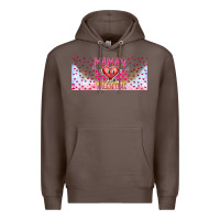 Coffee Mama is Valentine 16oz Premium Hoodie - CowhideDigitalArt