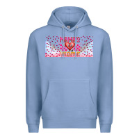 Colony Blue Mama is Valentine 16oz Premium Hoodie - CowhideDigitalArt
