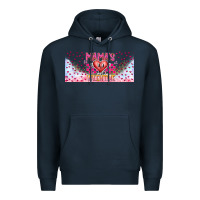 Navy Mama is Valentine 16oz Premium Hoodie - CowhideDigitalArt