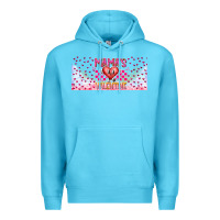 Ocean Blue Mama is Valentine 16oz Premium Hoodie - CowhideDigitalArt
