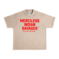 French Oak merciless indian savages Urban Heavy Tee - longCreatives