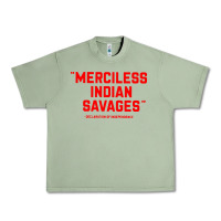 Oil Green merciless indian savages Urban Heavy Tee - longCreatives
