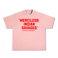 Salmon merciless indian savages Urban Heavy Tee - longCreatives