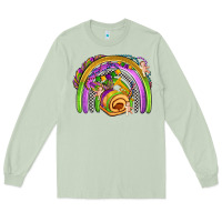 Matcha mardi gras rainbow Long Sleeve Tee - OliviaCreatesArt