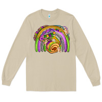 Mushroom mardi gras rainbow Long Sleeve Tee - OliviaCreatesArt