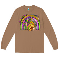 Toasted Coconut mardi gras rainbow Long Sleeve Tee - OliviaCreatesArt