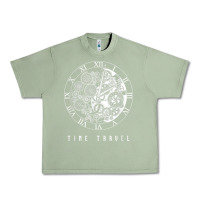 Oil Green Time Travel Traveler Watch Vintage Clock Steampunk Gift Urban Heavy Tee - longCreatives