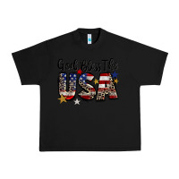 Black god bless the usa Urban Heavy Tee - CowGirlArtShop