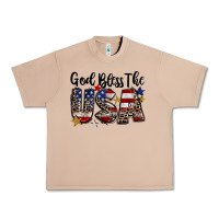 Burro god bless the usa Urban Heavy Tee - CowGirlArtShop