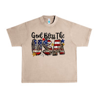 French Oak god bless the usa Urban Heavy Tee - CowGirlArtShop