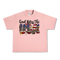Salmon god bless the usa Urban Heavy Tee - CowGirlArtShop