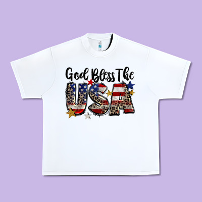 God Bless The Usa Urban Heavy Tee Designed By Cowgirlartshop