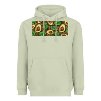 Matcha avocados with wood and leopard background 15 oz mug Heavyweight Hoodie - BarkalooDesign
