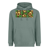 Sage avocados with wood and leopard background 15 oz mug Heavyweight Hoodie - BarkalooDesign