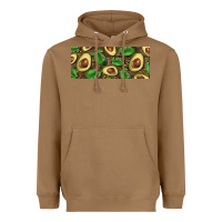 Toasted Coconut avocados with wood and leopard background 15 oz mug Heavyweight Hoodie - BarkalooDesign