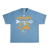 Pebble Blue Mens Grampy Funny Handyman Fix It Fathers Day Gift Urban Heavy Tee - longCreatives