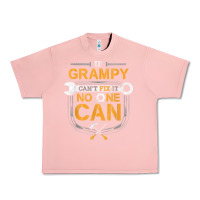 Salmon Mens Grampy Funny Handyman Fix It Fathers Day Gift Urban Heavy Tee - longCreatives
