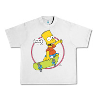 Lunar Rock The Simpsons Bart Simpson Eat My Shorts Urban Heavy Tee - longCreatives