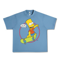 Pebble Blue The Simpsons Bart Simpson Eat My Shorts Urban Heavy Tee - longCreatives