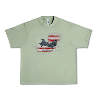 Oil Green CH-47 Chinook Helicopter USA Flag Helicopter Pilot Gifts Urban Heavy Tee - longCreatives