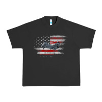 Pigment Black CH-47 Chinook Helicopter USA Flag Helicopter Pilot Gifts Urban Heavy Tee - longCreatives