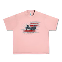 Salmon CH-47 Chinook Helicopter USA Flag Helicopter Pilot Gifts Urban Heavy Tee - longCreatives