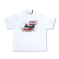 White CH-47 Chinook Helicopter USA Flag Helicopter Pilot Gifts Urban Heavy Tee - longCreatives