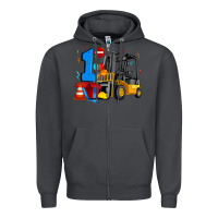 Smoke forklift birthday one Zipper Hoodie - Artiststas