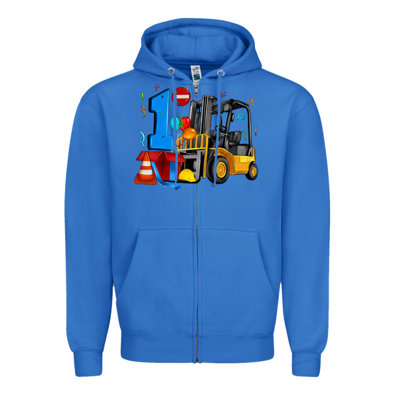 Forklift Birthday One Zipper Hoodie by Artiststas | Teevron
