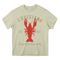 Mossy Louisiana Crawfish T Laissez le bon temps rouler Heavy Core Tee - longCreatives