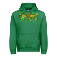 Emerald leopar and cowhide with cheers Urban Hoodie - AdoDesignShop